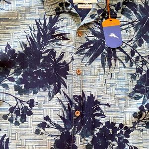 Tommy Bahama 100% Silk Camp Shirt